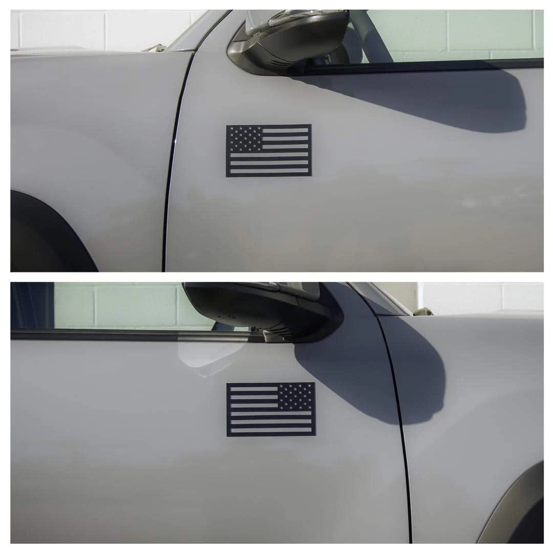 American Flag Vehicle Magnets - Black (Best-Seller) - Image 5