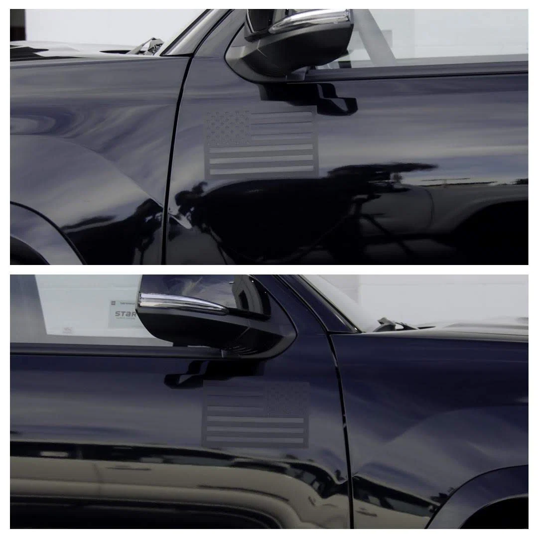 American Flag Vehicle Magnets - Black (Best-Seller) - Image 6