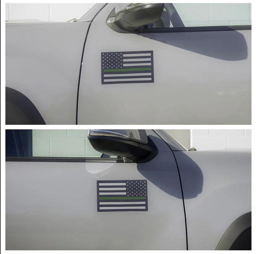 American Flag Vehicle Magnets - Black (Best-Seller) - Image 8